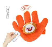 Sleep Patting Soother - Palm Animal Plush, Hands Free Remote Control Tool with Sturdy Rhythmic Motion, Comforting Sleep Function, Ideal for Travel Car Stroller Bedroom Sleeping Home Nursery