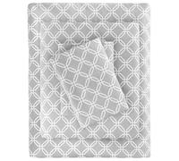 Sleep Philosophy True North by Cozy flanella 100% cotone ultra morbido per il freddo set di lenzuola Twin XL, grigio Geo 3 pezzi