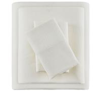 Sleep Philosophy True North - Set di biancheria da letto in flanella calda, 100% cotone, con stampa di animali e stelle, ultra morbido, per il freddo, 4 pezzi, colore: avorio