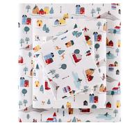 Sleep Philosophy, True North, Set di lenzuola in flanella di cotone al 100%, per