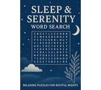 Sleep & Serenity Easy Word Search for Adults and Teenagers for Offline Activity: Relaxing Puzzles for Restful Nights