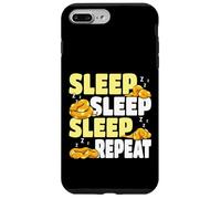 Sleep Sleep Sleep Repeat Cute Sleeping Snake Pigiama Custodia per iPhone 7 Plus/8 Plus