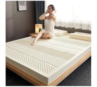 Sleep Solution - Coprimaterasso in 100% lattice naturale, spessore 10,2 cm, ecologico, traspirante e confortevole, per letti da 110 x 200 cm