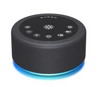 Sleep Sound Machine Macchina per il rumore bianco con 30 suoni non looping, 12 colori di luce notturna con 5 timer 36 funzione di memoria del volume regolabile Macchina per il rumore marrone per