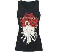 Sleep Token Ascensionism Metal Donna Top Nero 100% Cotone Regular