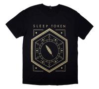 Maglietta da uomo Sleep Token Emergence Feathered Host, nera