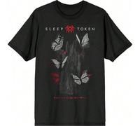 Sleep Token | Official Band T-Shirt | Butterflies - 24-Hour Fast Shipping! Immerse yourself in the ethereal world of Sleep Token with the official "Butterflies" band T-shirt. This T-shirt blends high-
