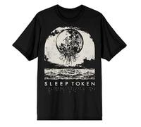 Sleep Token Poem Uomo T-Shirt Nero 100% Cotone Regular