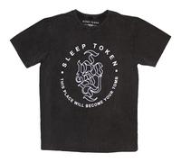 Sleep Token Tomb Text Ring ufficiale Uomo maglietta unisex