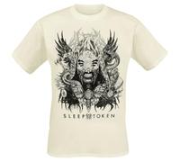Sleep Token Vessel 1 Uomo T-Shirt Beige 100% Cotone Regular