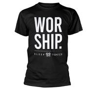 Sleep Token 'Worship' (Nero) Maglietta - NUOVO E UFFICIALE