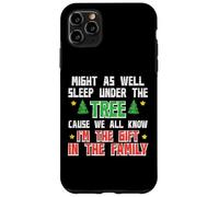 Sleep Under Tree Im Gift Of Family Natale Natale bambini uomini Custodia per iPhone 11 Pro Max