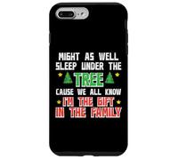Sleep Under Tree Im Gift Of Family Natale Natale bambini uomini Custodia per iPhone 7 Plus/8 Plus