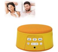Sleep White Noise Machine - Macchina audio senza loop con 29 suoni ad alta fedeltà, timer e dissolvenza, macchina portatile per il sonno per adulti, bambini, per casa, ufficio e viaggi (giallo)