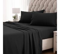 SLEEP ZONE Nanotex Super Soft Cooling Kids Bed Sheets Set Twin XL 3 Piece Easy Care Fitted Flat Sheet Pillowcase Sets Wrin