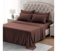 SLEEP ZONE Nanotex Super Soft Cooling Twin Bed Sheets Set for Kids 3 Piece Easy Care Fitted Flat Sheet Pillowcase Sets Wri