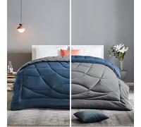 SLEEP ZONE Reversible King Size Cooling Comforter Soft Breathable Bed