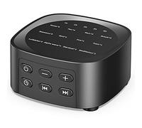 Sleepbox Sound Machines with 36 Volume Level 5 Timers and Visible Sound Catalog Portable Soothing Sound and Memory Function Sleep White Noise Machine for Home Office and Travel