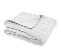 Sleepdown Coperta trapuntata a nido d'ape per divano letto, super morbida, calda e accogliente, lussuosa, 200 x 150 cm, colore naturale, 5056242894315