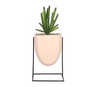 Sleepdown Halo verde foglia rosa stand artificiale finta pianta per casa ufficio bagno decorazione interna estetica
