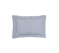Sleepdown Set di due federe Oxford in puro cotone al 100%, lussuose e morbide, 48 x 74 x 5 cm, colore: grigio