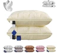 Sleephaven Pillow, Sleephaven Pillow with 2025 New Ergonomic Design, Luxury Plush Soft Bed Pillows, Soft Support, Luxury Softs Bed Pillows for Side, Back Sleepers, Breathable (yellow*2,Large)