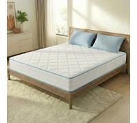 Sleephome Materasso Matrimoniale 160x200 h 16 cm Molle Insacchettate e Memory Lite Vaniglia Ortopedico con Sostegno Dinamico - Antiacaro Traspirante - Made in Italy