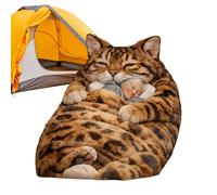 Sleeping Bag, 175x80cm Warm And Washable Cute Cat Design For Adults, Soft Cold Weather Indoor Sleeping Sack For Home Bedroom Living Room Apartment Dorm Hotel Birthday Housewarming Giift