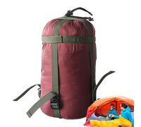Sleeping Bag Cover- Compression Stuff Sack For Nap Bags | Waterproof Nylon Storage Carrier Set, Lightweight Camping Gear, Sleepings Sac- Accessory For Men Women Outdoor Hiking Travel Use