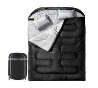 Sleeping Bag for 2 People - Cold Weather Warmth, Compact Travel Sack, Durable Outdoor Blanket Mat | Inverno Hiking Backpacking Gear for Women Men Summer Camping Adventure Support