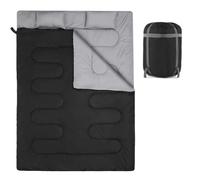 Sleeping Bag, Mat Sack Gear, 59,06 x 86,61 pollici, 2 persone, doppio strato di cotone freddo, backpacking e viaggio supporto per Hiking, Camping, Outdoors, Winter, Summer, Men and Women