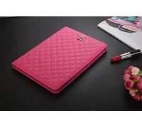 Sleeping bear)Custodia per iPad Corona in Stile Regina Colorato, Copertura per iPad Apple iPad PRO (2017) 10.5"/iPad Air 3 Portatile, Custodia per Tablet con Supporto in Pelle PU-Rose Red