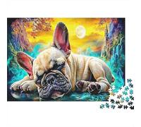 Sleeping Bulldog Puzzle 1000 Pezzi Per Adulti, Enchanted Grove Puzzle 1000 Pezzi Giochi Educativi Decorazione Della Casa Puzzle 38x26cm/1000pcs