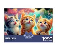 Sleeping CatPremium Jigsaw Puzzles for Adults A 1000-Piece (Advanced) Challenging Educational Brain Game - An Engaging And Thoughtful Gift Idea for Adults And Older Kids Age 12 Years Up to Enjoy And