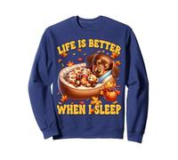 Sleeping Dog for Women Autumn Fall Dachshund for Doxie Mom Felpa