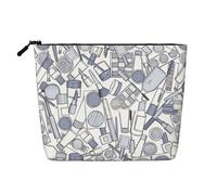 Sleeping Foxes Borsa cosmetica portatile in pelle Organizer adatta per viaggi d'affari per donna uomo