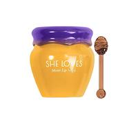 Sleeping Lip Mask, Maschera Idratante per Labbra Giorno E Notte, Ripara Le Labbra Screpolate, Riduce Le Rughe E La Pelle Morta. (Taglia unica, Miele)
