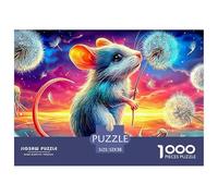 Sleeping MousePremium Jigsaw Puzzles for Adults A 1000-Piece (Advanced) Challenging Educational Brain Game - An Engaging And Thoughtful Gift Idea for Adults And Older Kids Age 12 Years Up to Enjoy An