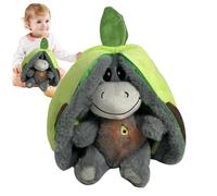 Sleeping peluche di peluche di peluche | Luce rilassante e peluche di rilassamento del suono | Morbido amico del sonno coccoloso con delicato bagliore | Compagno calmante per bambini, bambini