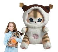 Sleeping Plush, Breathing Animal, Calming Cat Toy, Stuffed Animal, Breathing Sleep Buddy, Soothing Plush, Stuffed Animal, Breathing Sleep Buddy, Soothing Plush Doll for Outdoor Activities Indoor Rest
