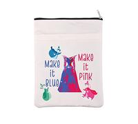 Sleeping Princess Inspired Book Sleeve Princess Merchandise Book Cover Good Fairies Gift Make It Pink Make It Blue Gift Fairytale Cartoon Gift For Fans (Pink Blue BM)