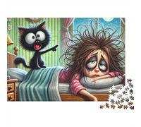 Sleepless Night Puzzle Da 1000 Pezzi in Cartone Riciclato Per Adolescenti Bambini 12+ Educativo Allenare La Mente Offerta Speciale 52x38cm/1000pcs