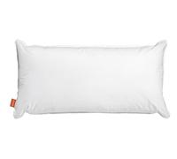 sleepling 190111 cuscino ad acqua ortopedico 40 x 80 cm, 100% cotone, Made in EU, lavabile fino a 40 gradi, bianco