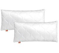 sleepling 194356 cuscino per letto set di 2 | Imbottitura per Cuscini | Oekotex | lavabile 60 gradi | Prodotto in UE | Garanzia di imbottitura | Garanzia di taglia | 60 x 80 cm, bianco