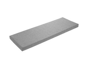 sleepling Cuscino per panca grigio chiaro, 150 x 40 cm, cuscino per panca e davanzale della finestra, rivestimento lavabile, base antiscivolo, prodotto nell'UE