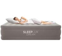 SLEEPLUX Dream Luxury Queen, materasso ad aria da 45,7 cm con doppia pompa AlwayzAir integrata, materasso ad aria rialzata a grandezza naturale, letto gonfiabile con parte superiore e lati ultra