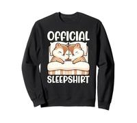 Sleepshirt Ufficiale Chipmunk Sleeping Animals Sarcastic Felpa