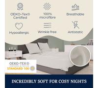 Sleepwise Soft Wonder-Edition - Biancheria da letto, 155 x 200 cm, microfibra