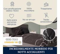 Sleepwise Soft Wonder-Edition - Biancheria da letto, 200 x 200 cm, microfibra