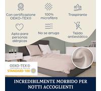 Sleepwise Soft Wonder-Edition - Biancheria da letto, 240 x 220 cm, microfibra